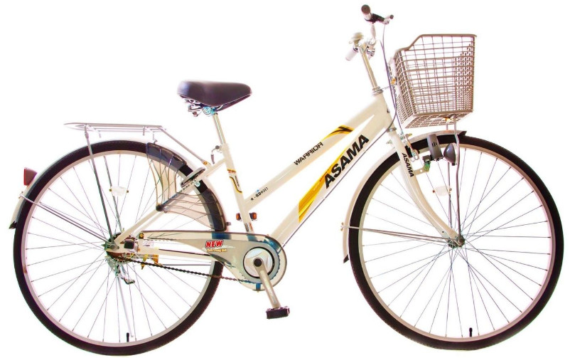Xe đạp cào cào Asama SW 2701 bánh 27 inches bạc sang trọng