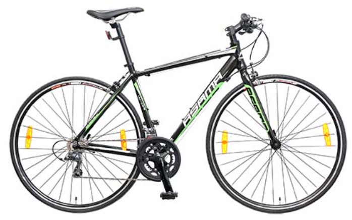 Xe đạp đường phố Touring Asama RB 2300T bánh 700ccx23 shimano claris đen sang trọng