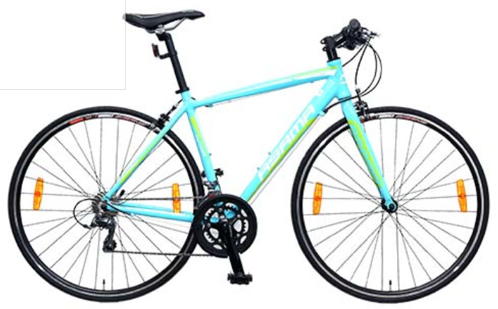 Xe đạp đường phố Touring Asama RB 2300T bánh 700ccx23 shimano claris xanh hòa bình