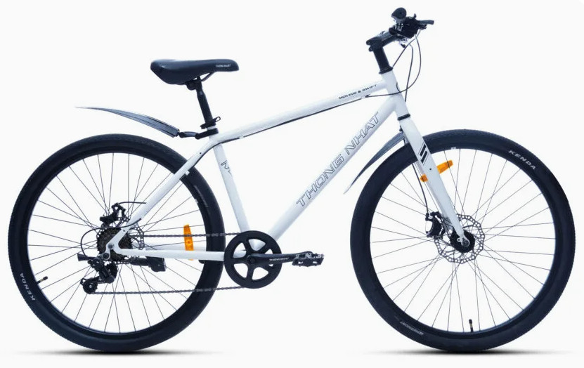 Xe đạp Thống Nhất MS 27.5 inches trắng ngọc trinh long lanh